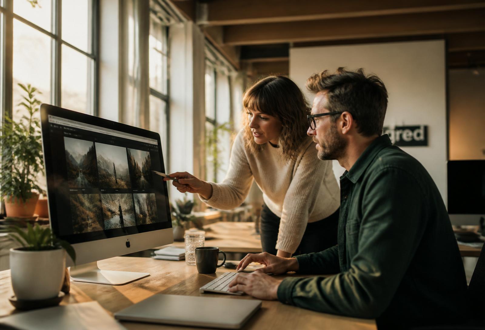 NÖ-Werbeagentur bei der Arbeit mit KI-Tools